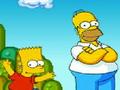 Bart ja Homer Mario World pelata verkossa